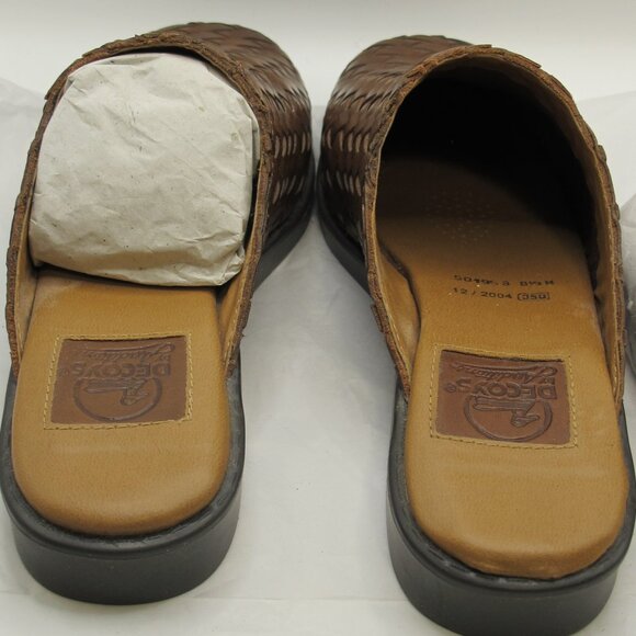 Decoys by Auditions brown braided leather slip on in 8.5N - Picture 3 of 7